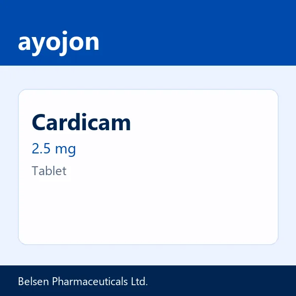 Cardicam 2.5 mg Tablet