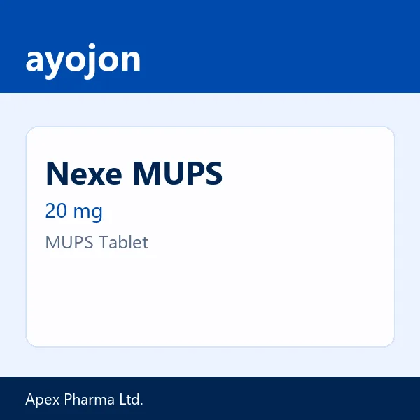 Nexe MUPS 20 mg MUPS Tablet
