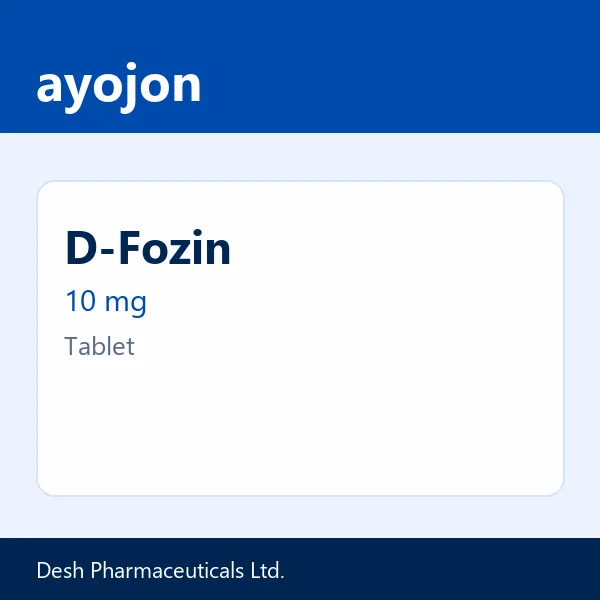 D-Fozin 10 mg Tablet