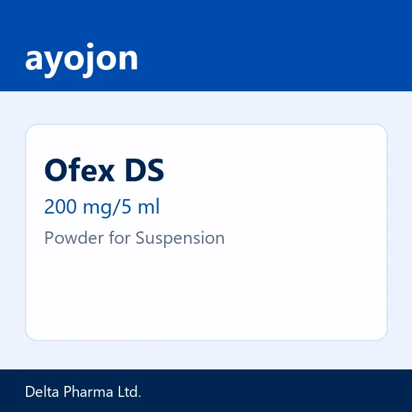 Ofex DS 200 mg/5 ml Powder for Suspension