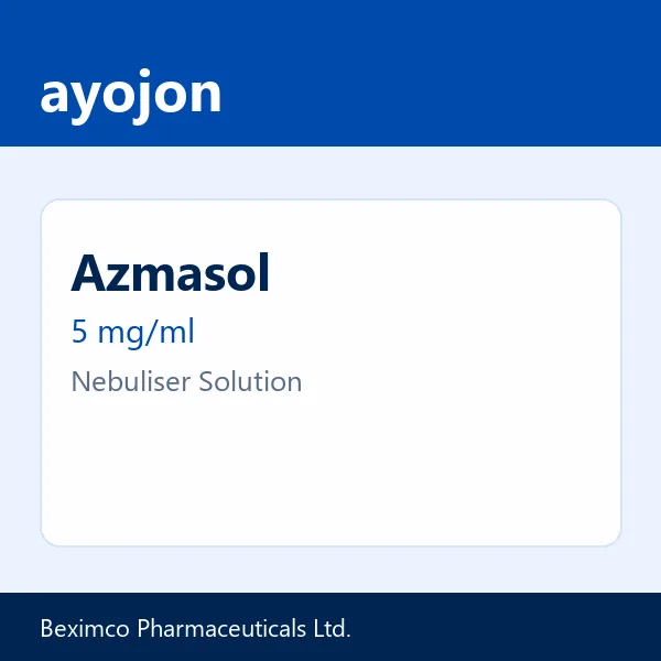 Azmasol 5 mg/ml Nebuliser Solution