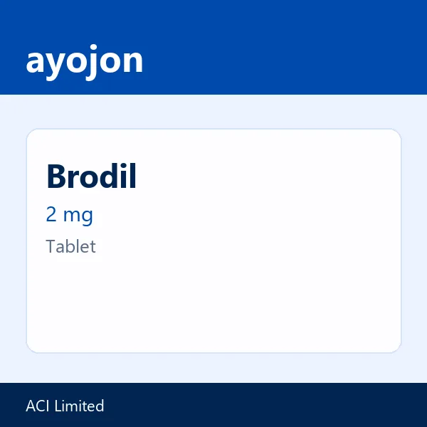 Brodil 2 mg Tablet