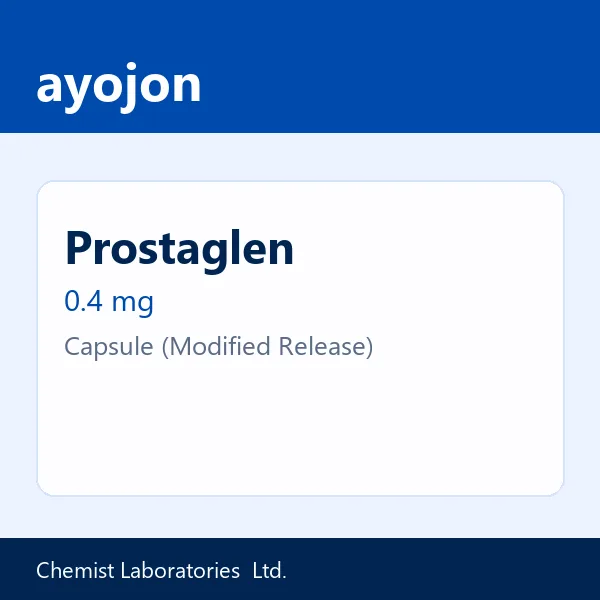 Prostaglen 0.4 mg Capsule (Modified Release)