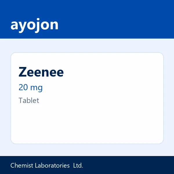 Zeenee 20 mg Tablet
