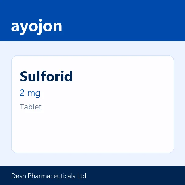Sulforid 2 mg Tablet