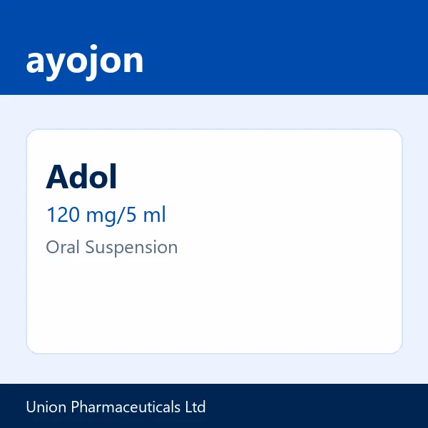 Adol 120 mg/5 ml Oral Suspension