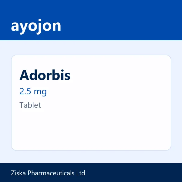 Adorbis 2.5 mg Tablet