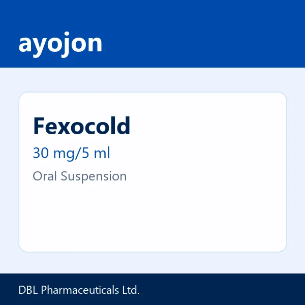 Fexocold 30 mg/5 ml Oral Suspension