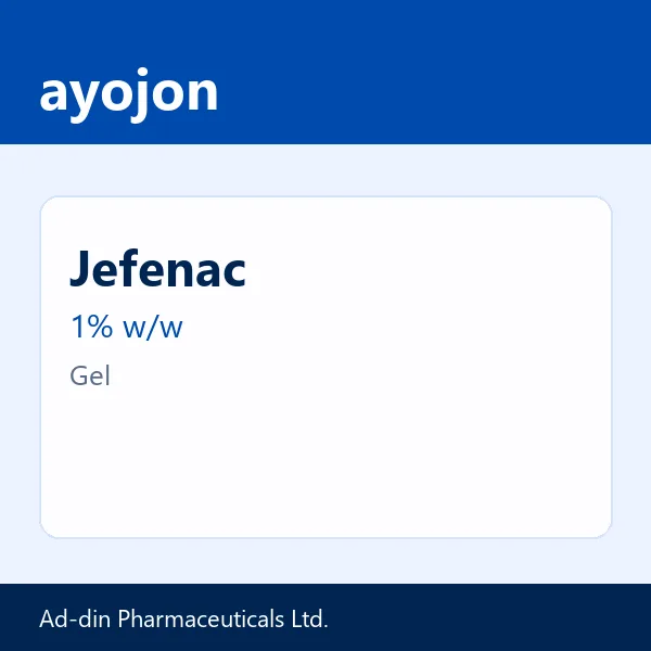Jefenac 1% w/w Gel