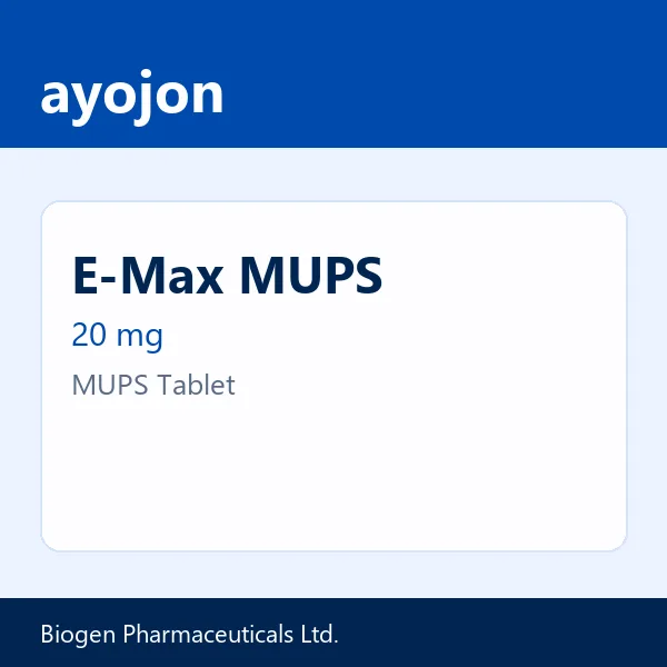 E-Max MUPS 20 mg MUPS Tablet