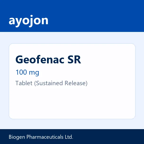 Geofenac SR 100 mg Tablet (Sustained Release)