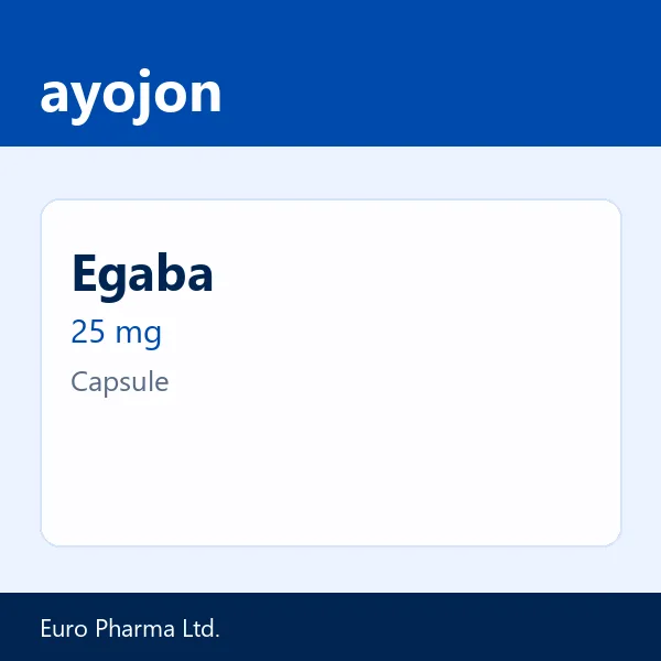 Egaba 25 mg Capsule