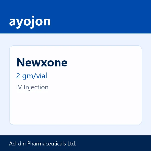 Newxone 2 gm/vial IV Injection