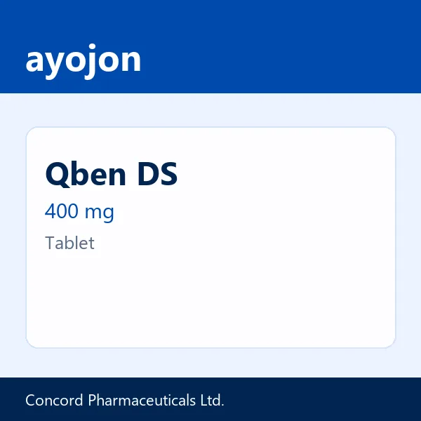 Qben DS 400 mg Tablet