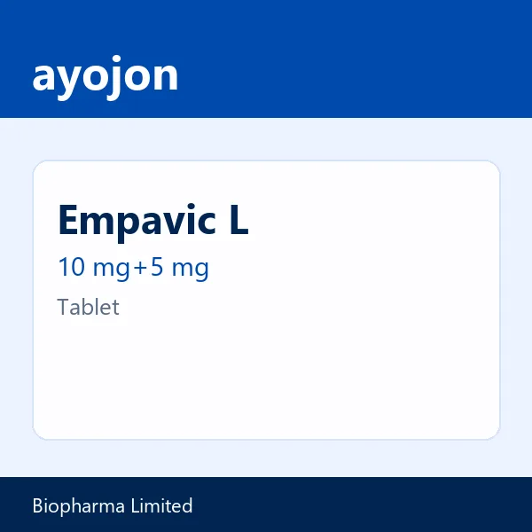 Empavic L 10 mg+5 mg Tablet
