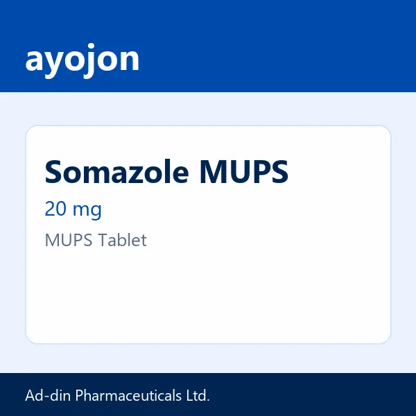 Somazole MUPS 20 mg MUPS Tablet
