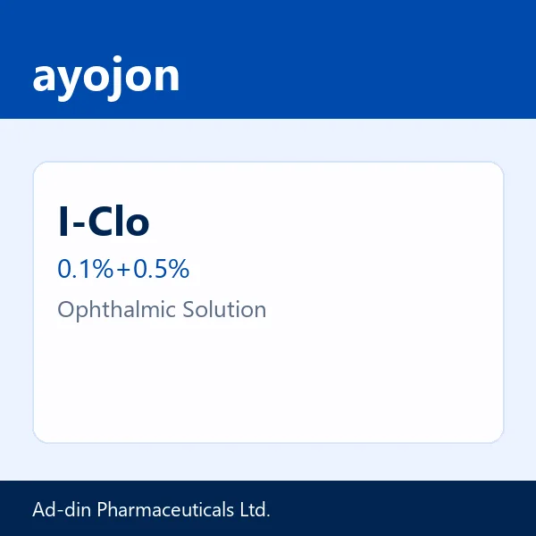 I-Clo 0.1%+0.5% Ophthalmic Solution
