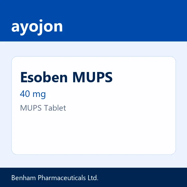 Esoben MUPS 40 mg MUPS Tablet