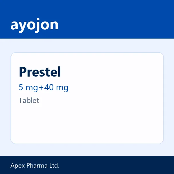 Prestel 5 mg+40 mg Tablet