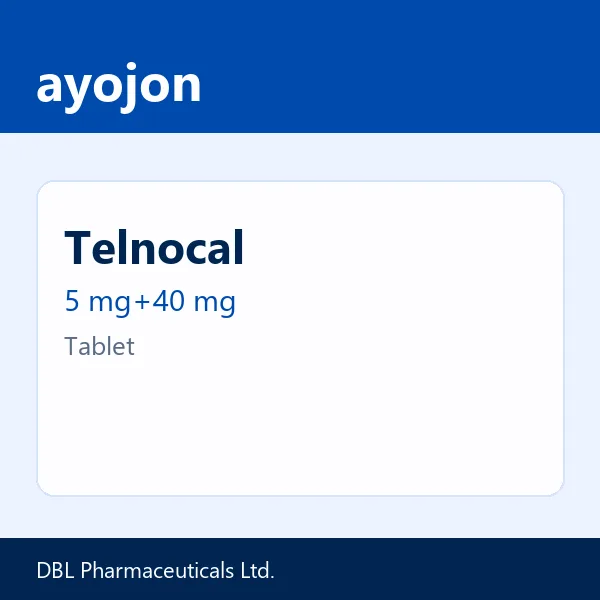 Telnocal 5 mg+40 mg Tablet