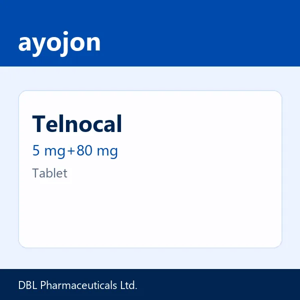 Telnocal 5 mg+80 mg Tablet