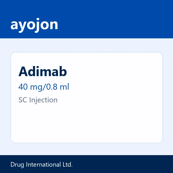 Adimab 40 mg/0.8 ml SC Injection