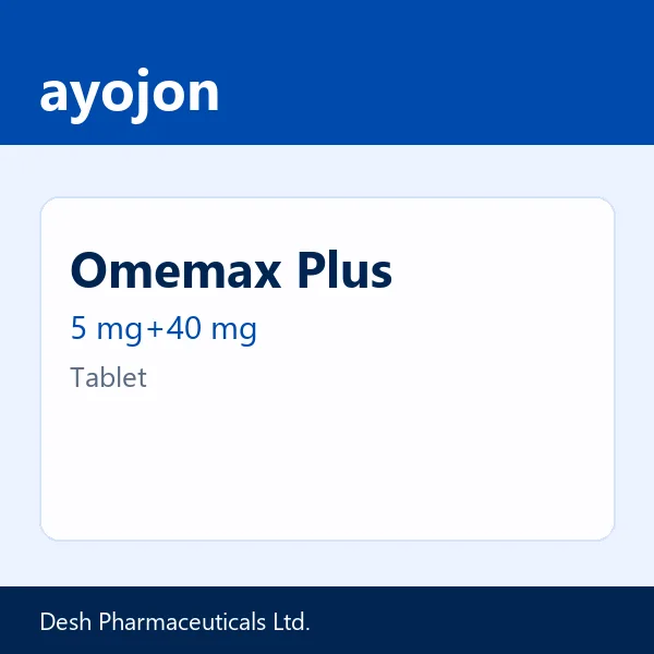 Omemax Plus 5 mg+40 mg Tablet