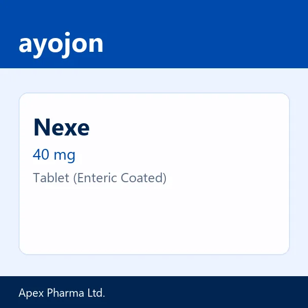 Nexe 40 mg Tablet (Enteric Coated)