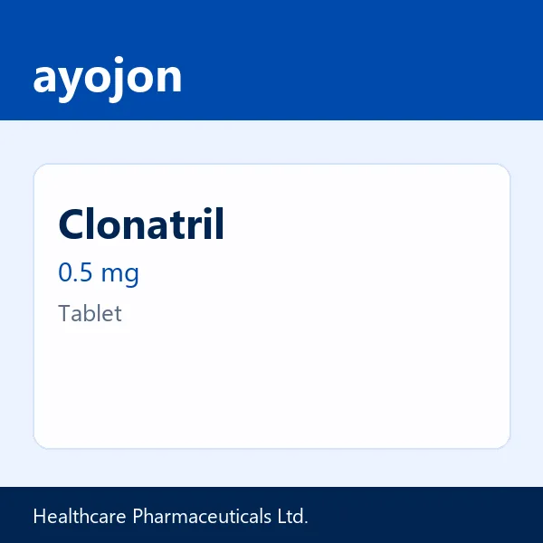 Clonatril 0.5 mg Tablet
