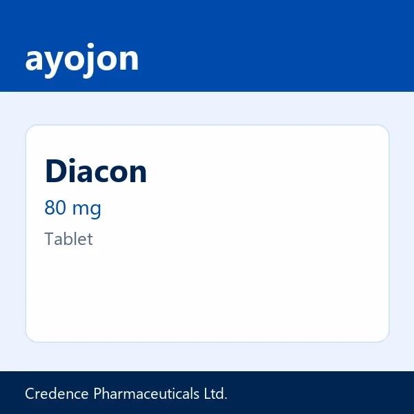 Diacon 80 mg Tablet