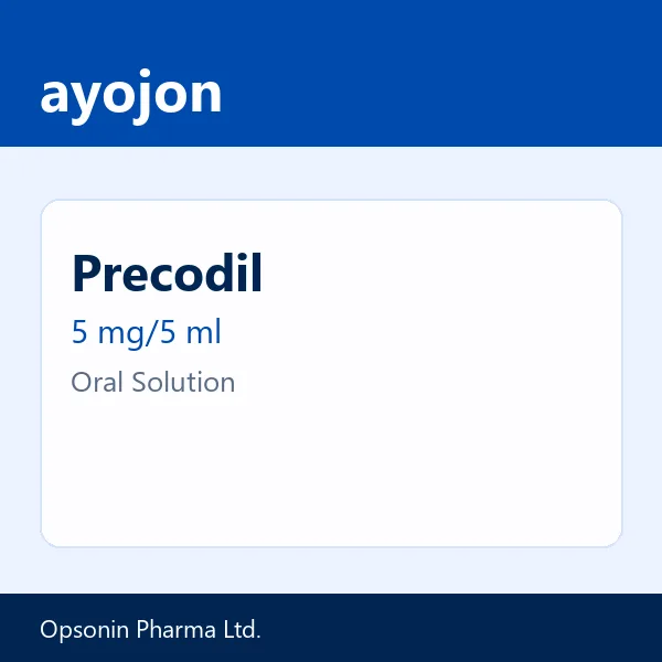 Precodil 5 mg/5 ml Oral Solution