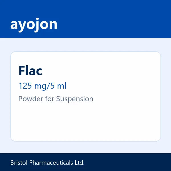 Flac 125 mg/5 ml Powder for Suspension