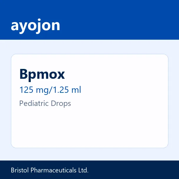 Bpmox 125 mg/1.25 ml Pediatric Drops