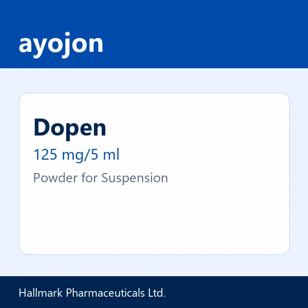Dopen 125 mg/5 ml Powder for Suspension