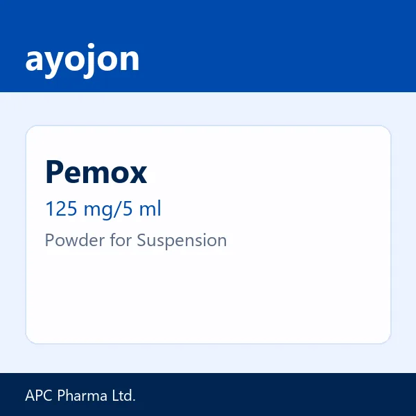 Pemox 125 mg/5 ml Powder for Suspension
