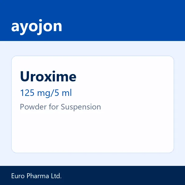 Uroxime 125 mg/5 ml Powder for Suspension