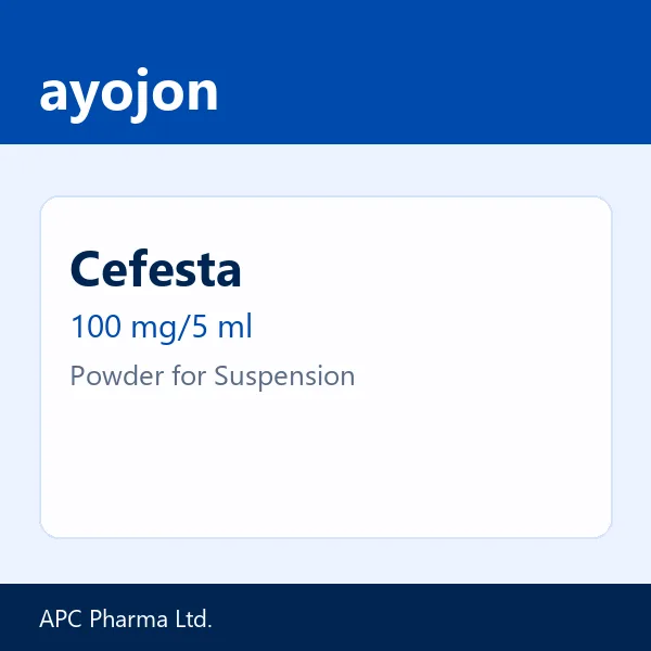 Cefesta 100 mg/5 ml Powder for Suspension