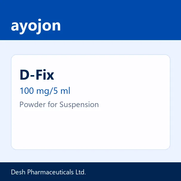 D-Fix 100 mg/5 ml Powder for Suspension