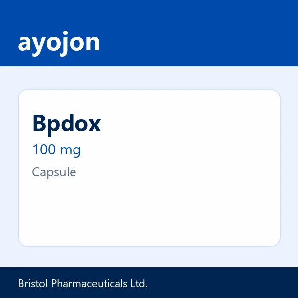 Bpdox 100 mg Capsule