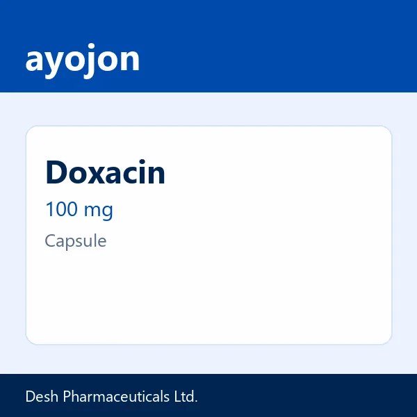 Doxacin 100 mg Capsule