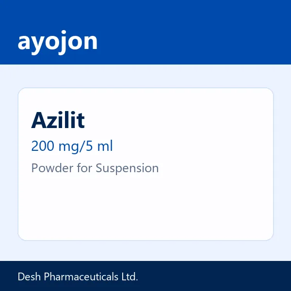 Azilit 200 mg/5 ml Powder for Suspension