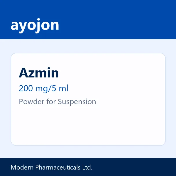 Azmin 200 mg/5 ml Powder for Suspension