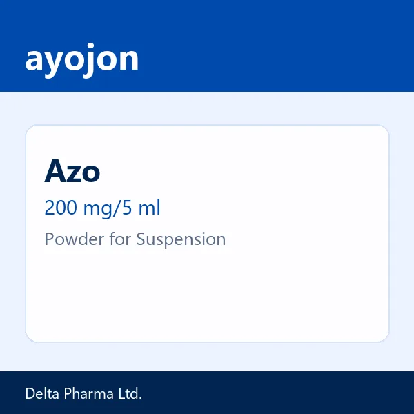 Azo 200 mg/5 ml Powder for Suspension