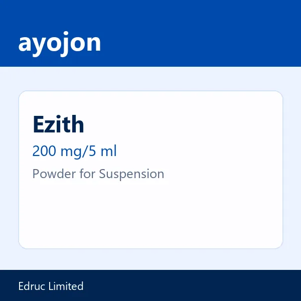 Ezith 200 mg/5 ml Powder for Suspension