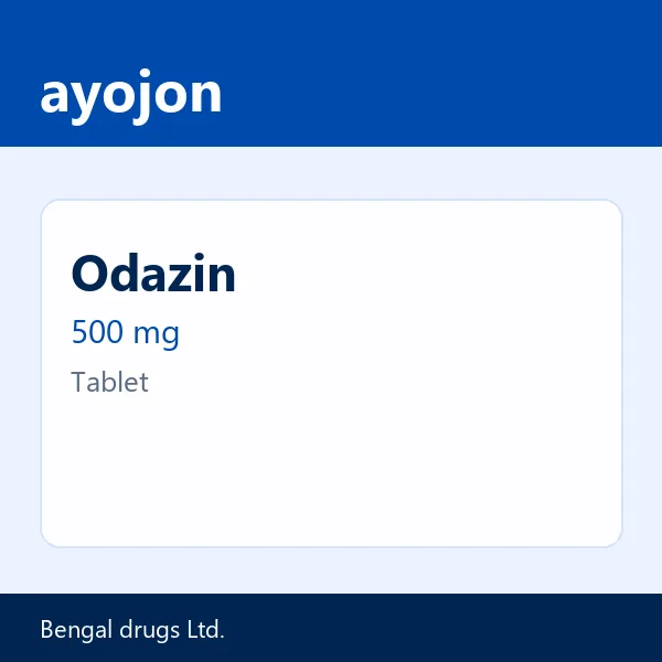 Odazin 500 mg Tablet