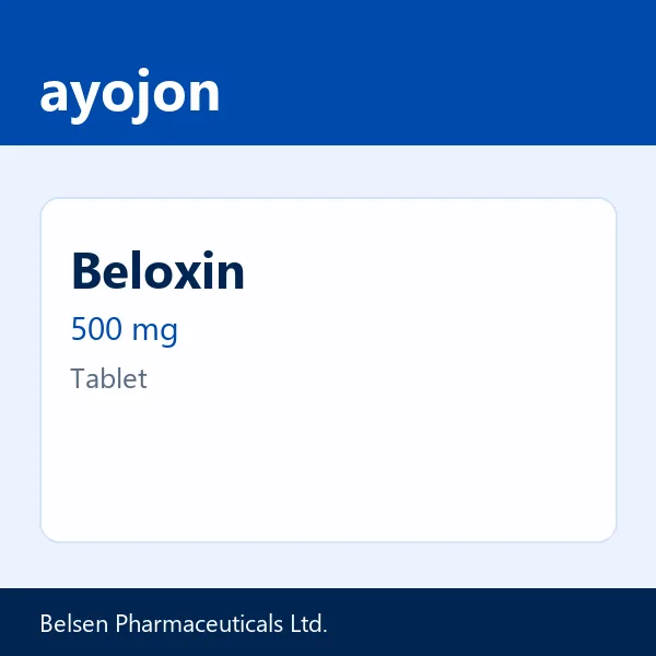 Beloxin 500 mg Tablet