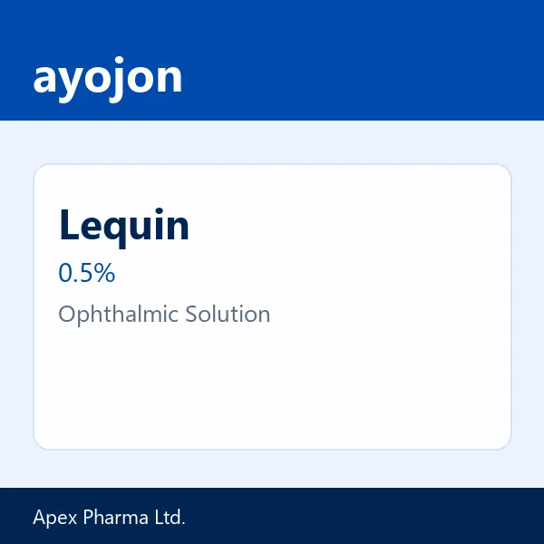 Lequin 0.5% Ophthalmic Solution